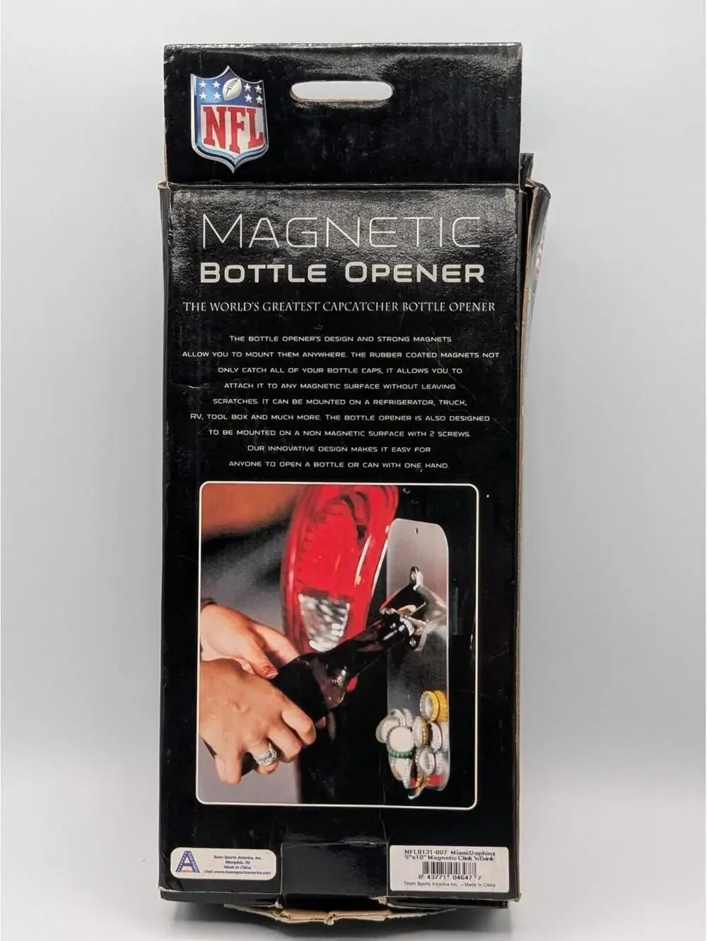 NFL Miami Dolphins Clink 'n Drink Magnetic Bottle Opener 5